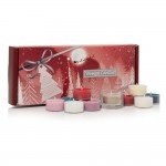 Yankee Candle Holiday Bright Lights Set Cadou 10 lumanari pastila si 1 suport sticla