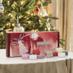 Yankee Candle Holiday Bright Lights Set Cadou 10 lumanari pastila si 1 suport sticla