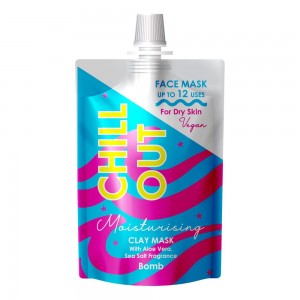 Masca hidratanta pentru ten cu argila si aloe vera Chill Out, 50ml, Bomb Cosmetics Masca hidratanta pentru ten cu argila si aloe vera Chill Out, 50ml, Bomb Cosmetics