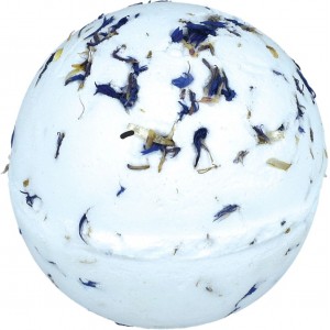 Bomba de baie efervescenta RAW Cornflower, Bomb Cosmetics 160g  Bomba de baie efervescenta RAW Cornflower, Bomb Cosmetics 160g