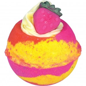 Bomba de baie efervescenta Let's Jam, Bomb Cosmetics 160g  Bomba de baie efervescenta Let's Jam, Bomb Cosmetics 160g