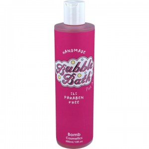 Spumant de baie cu ulei esential de trandafir si muscata "Pink Amour", Bomb Cosmetics, 300ml