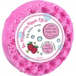 Spumant cu burete exfoliant pentru dus Raspberry Ripple 200g, Bomb Cosmetics