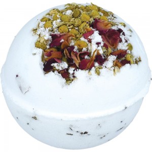 Bomba de baie efervescenta RAW Rose & Chamomile, Bomb Cosmetics 160g  Bomba de baie efervescenta RAW Rose & Chamomile, Bomb Cosmetics 160g