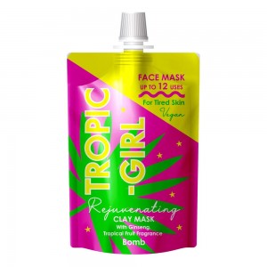Masca revigoranta pentru ten cu argila si ginseng Tropic Girl, 50ml, Bomb Cosmetics Masca revigoranta pentru ten cu argila si ginseng Tropic Girl, 50ml, Bomb Cosmetics