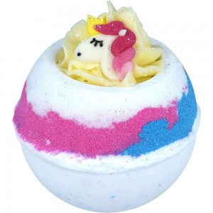 Bomba de baie efervescenta Unicorns & Halos, Bomb Cosmetics 160g  Bomba de baie efervescenta Unicorns & Halos, Bomb Cosmetics 160g