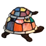 Lampa Tiffany Turtles 22x18x16 cm 1xE14 / Max 25W, Clayre & Eef