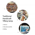 Lampa Tiffany Angel Wings 16x10x18cm, Clayre & Eef