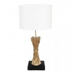 Lampa "White Aurora" Ø 30x60 cm E27/max 1x18W, Clayre & Eef