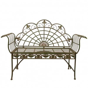 Banca "Garden Time" pentru terasa sau gradina 145x45x100 cm, Clayre&Eef Banca "Garden Time" pentru terasa sau gradina 145x45x100 cm, Clayre&Eef