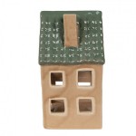 Suport casuta pentru lumanare Tealight 8x8x15 cm, Clayre & Eef