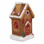 Decoratiune Casuta de turta dulce "Gingerbread House" 9x7x15 cm, Clayre&Eef