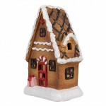 Decoratiune Casuta de turta dulce "Gingerbread House" 10x7x15 cm, Clayre&Eef