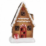 Decoratiune Casuta de turta dulce "Gingerbread House" 10x7x15 cm, Clayre&Eef