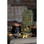 Casuta decorativa cu LED "Winter House" 7x6x15 cm, Clayre&Eef