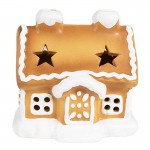 Casuta decorativa cu LED "Gingerbread House" 11x9x11 cm, Clayre&Eef