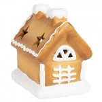 Casuta decorativa cu LED "Gingerbread House" 11x9x11 cm, Clayre&Eef