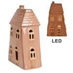 Casuta decorativa cu LED "Winter House" 10x6x16 cm, Clayre&Eef