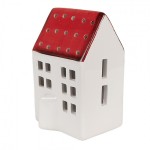 Casuta decorativa "Red Roof" 8x7x12 cm, Clayre&Eef