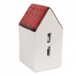 Casuta decorativa "Red Roof" 8x7x12 cm, Clayre&Eef