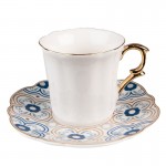 Ceasca cu farfurie "Tranquil Teacup" 95ml, Clayre & Eef