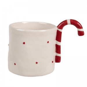 Cana model Craciun "Candy Cane" 325ml, Clayre & Eef  Cana model Craciun "Candy Cane" 325ml, Clayre & Eef