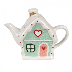 Ceainic model Craciun "Gingerbread House" 600ml, Clayre & Eef  Ceainic model Craciun "Gingerbread House" 600ml, Clayre & Eef
