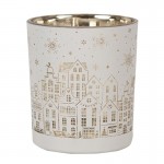 Suport decorativ pentru lumanari "City Lights" Ø 10x12 cm, Clayre&Eef