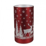 Suport decorativ cu LED "Winter Wonderland" Ø 8x12 cm, Clayre&Eef