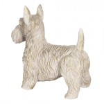 Decoratiune statueta "Terrier" 26x14x27 cm, Clayre&Eef