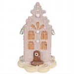 Decoratiune Casuta de turta dulce "Gingerbread House" 13x13x20 cm, Clayre&Eef