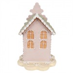 Decoratiune Casuta de turta dulce "Gingerbread House" 13x13x20 cm, Clayre&Eef