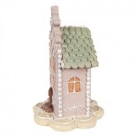 Decoratiune Casuta de turta dulce "Gingerbread House" 13x13x20 cm, Clayre&Eef