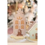 Decoratiune Casuta de turta dulce "Gingerbread House" 13x13x20 cm, Clayre&Eef