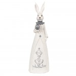 Decoratiune "Royal Lady Rabbit" 10x9x30cm,Clayre&Eef
