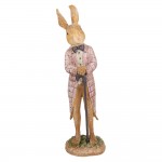 Decoratiune Paste "Handsome Rabbit" 7x6x21 cm Clayre&Eef