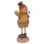 Decoratiune de Craciun "Joyful Mr. Gingerbread" 10x8x23 cm, Clayre&Eef