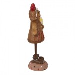 Decoratiune de Craciun "Joyful Mrs. Gingerbread" 10x8x23 cm, Clayre&Eef