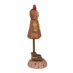 Decoratiune de Craciun "Joyful Mrs. Gingerbread" 7x7x18 cm, Clayre&Eef