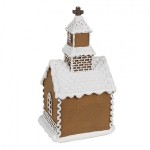 Decoratiune cu LED "Gingerbread House" 8x7x15 cm, Clayre&Eef