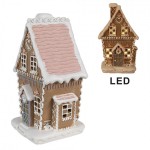 Decoratiune cu LED "Gingerbread House" 13x10x21 cm, Clayre&Eef