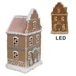 Decoratiune cu LED "Gingerbread House" 12x9x20 cm, Clayre&Eef