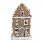 Decoratiune cu LED "Gingerbread House" 12x9x20 cm, Clayre&Eef