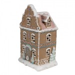 Decoratiune cu LED "Gingerbread House" 12x9x20 cm, Clayre&Eef