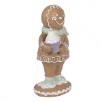 Decoratiune de Craciun "Jolly Cookie" 6x4x11 cm, Clayre&Eef