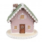 Decoratiune Casuta de turta dulce "Gingerbread House" 13x13x12 cm, Clayre&Eef