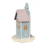 Decoratiune Casuta de turta dulce "Gingerbread House" 13x13x20 cm, Clayre&Eef