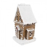 Decoratiune cu LED "Gingerbread House" 13x10x21 cm, Clayre&Eef