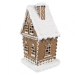 Decoratiune cu LED "Gingerbread House" 13x10x21 cm, Clayre&Eef