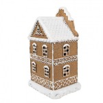 Decoratiune cu LED "Gingerbread House" 12x10x21 cm, Clayre&Eef